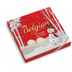 Belgická čokoláda snowballs...